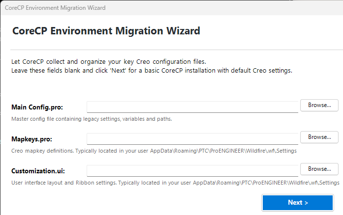 CoreCP Migration Wizard